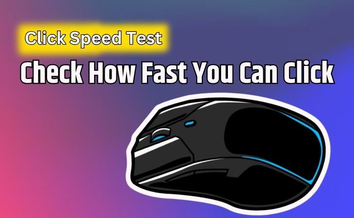 How does device type influence the results of a Click Speed Test?